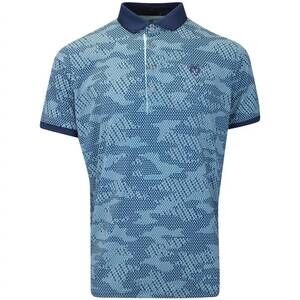 NEW GREYSON CLOTHIERS men's icon camo polo in aegean